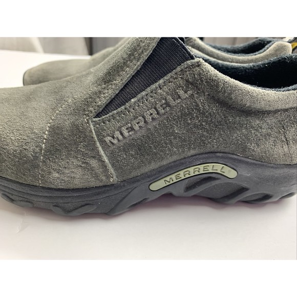 Merrell Comfort Shoes Jungle Moc Slip on Green Suede US Youth 5 Womens US 5.5M - Picture 9 of 12